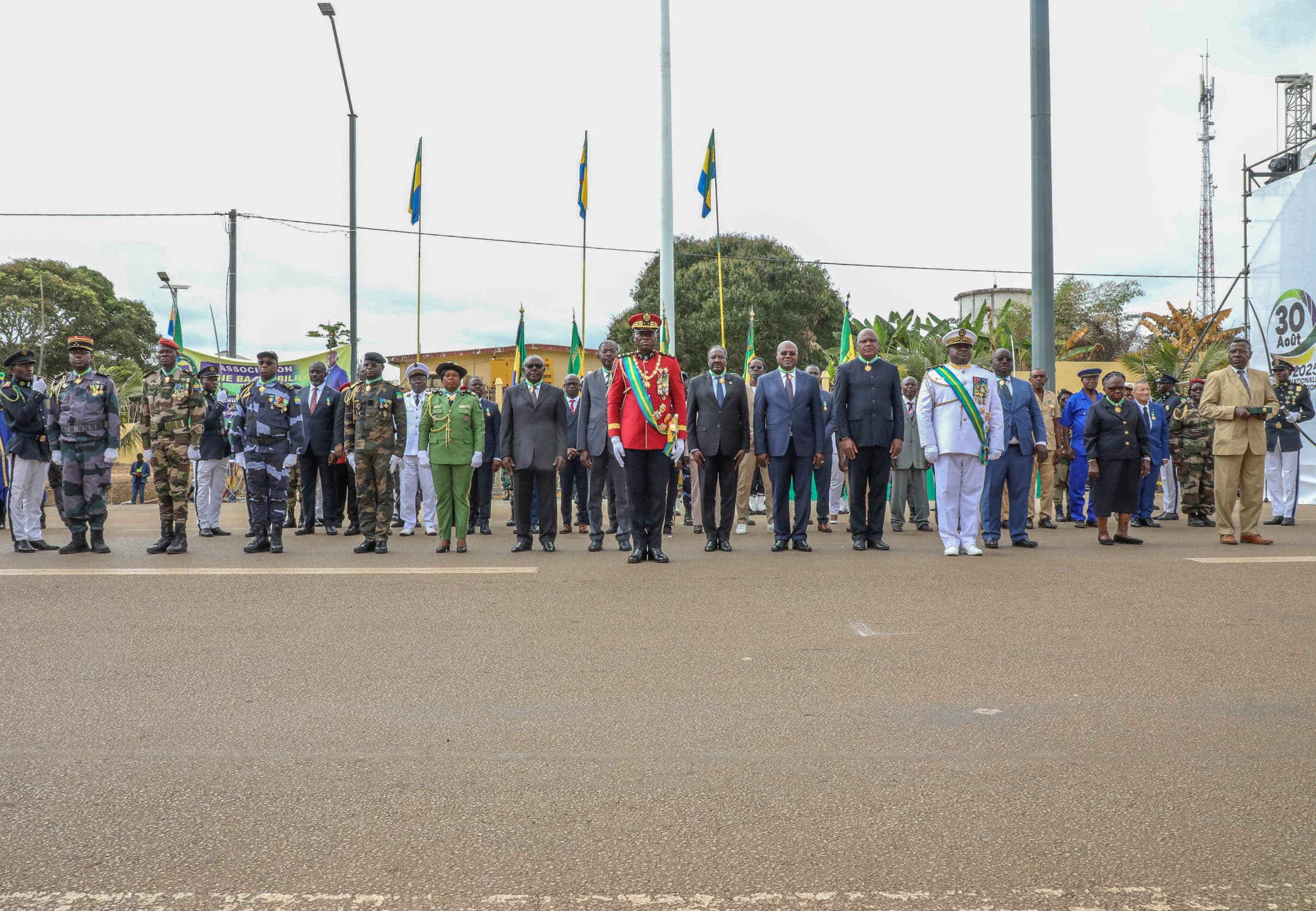 Gabon : Brice Clotaire Oligui Nguema a présidé la cérémonie marquant la deuxième édition du coup de la libération