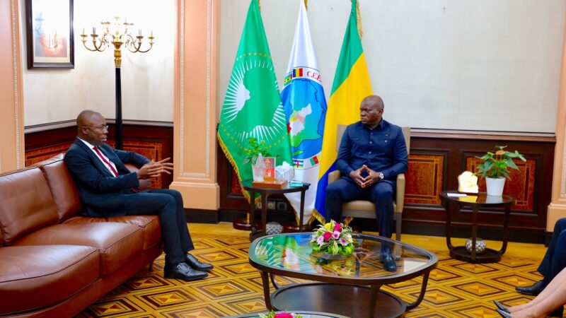 Gabon : Le Représentant Résident du FMI fait ses adieux au Chef de l’Etat