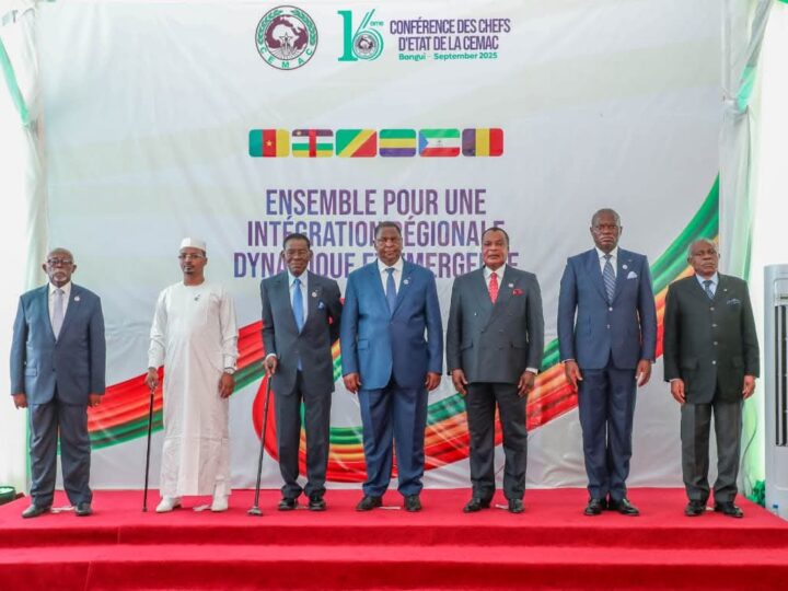 RCA: Le Chef de l’État gabonais prend part à la 16ᵉ Session ordinaire de la Conférence des Chefs d’État de la CEMAC