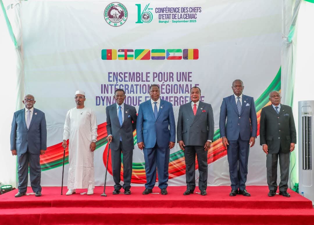 RCA: Le Chef de l’État gabonais prend part à la 16ᵉ Session ordinaire de la Conférence des Chefs d’État de la CEMAC