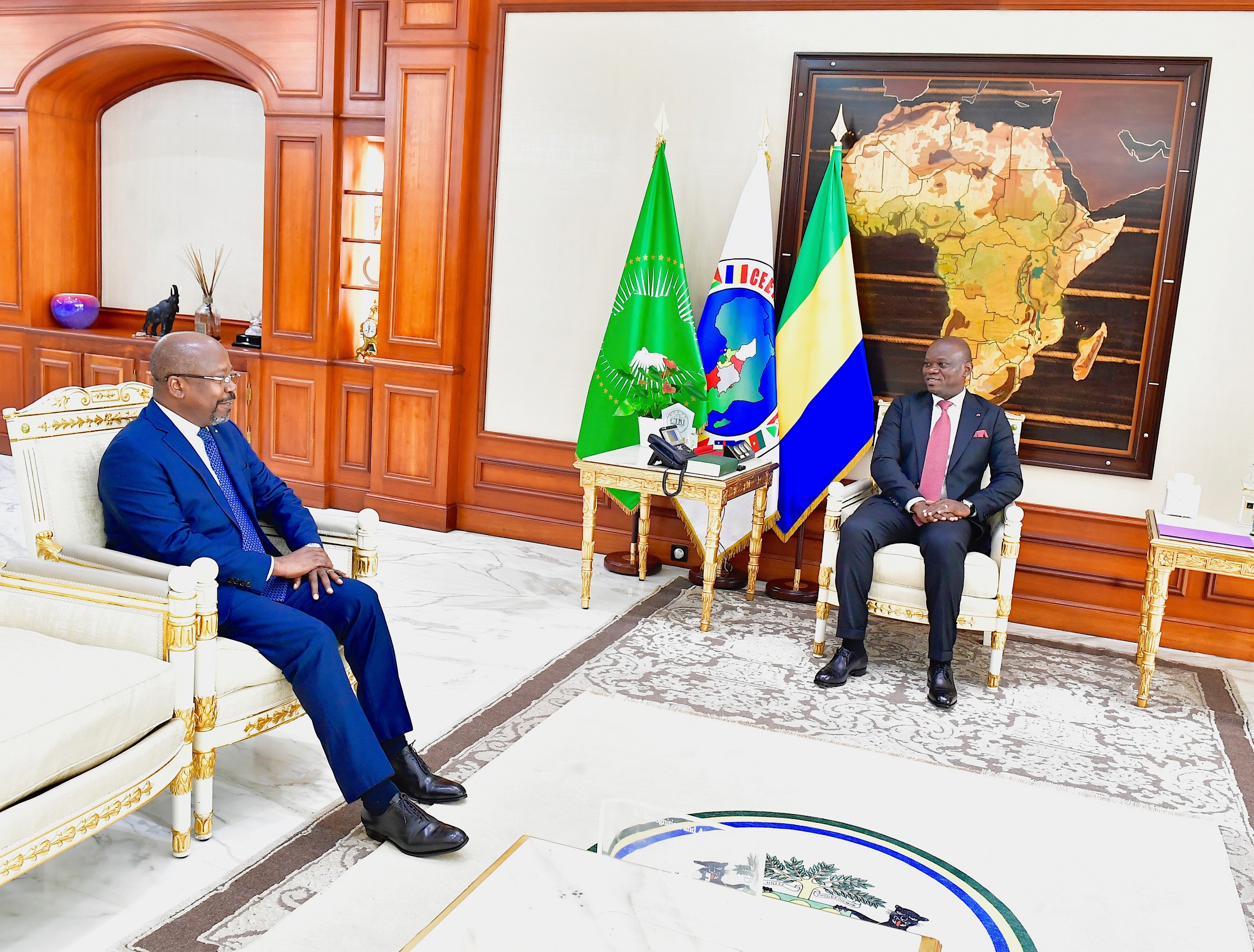Gabon : Convergence de vue entre Brice Clotaire Oligui Nguema et Alain Claude Bilie By Nze