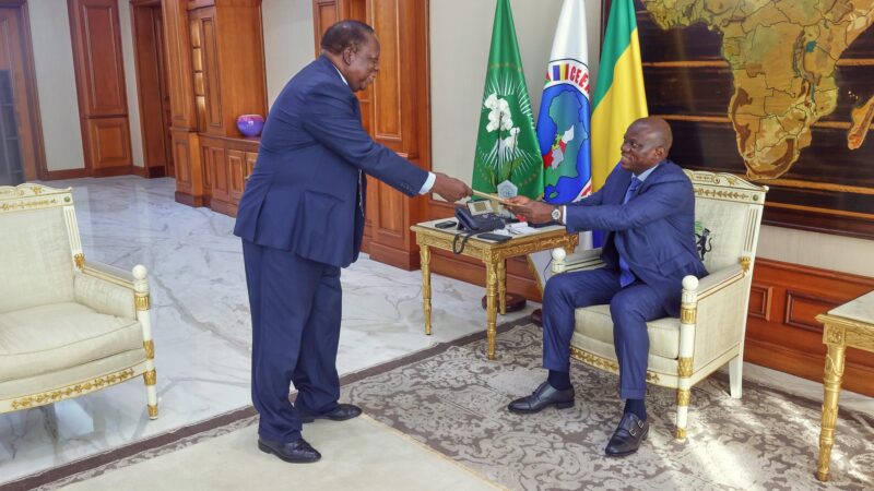 Coopération Gabon-Zambie : Le Chef de l’État reçoit un émissaire du président zambien