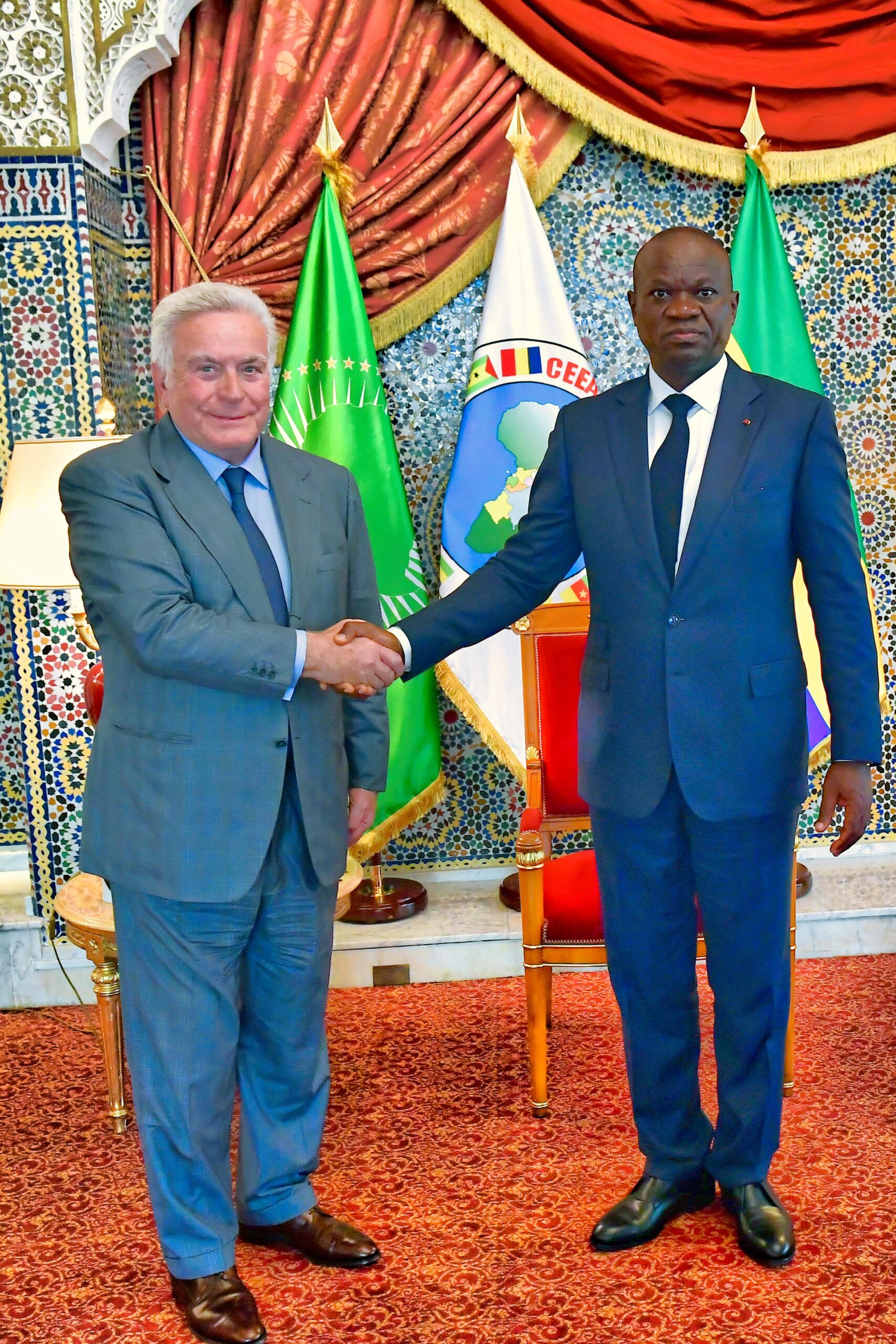 Gabon : Le Chef de l’État échange avec l’homme d’affaires angolais HÉLDER BATAGLIA DOS SANTOS