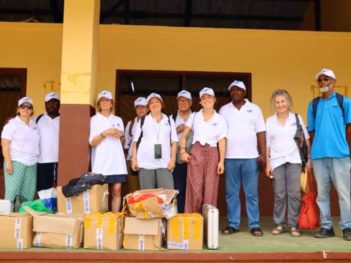 Caravane ophtalmilogique: Maurel&Prom Gabon et Assistance internationale pour la vue au chevet des populations des Lacs du Sud