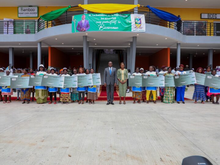 Gabon : Le Chef de l’Etat inaugure le nouveau marché d’Akanda