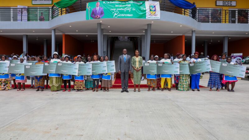 Gabon : Le Chef de l’Etat inaugure le nouveau marché d’Akanda