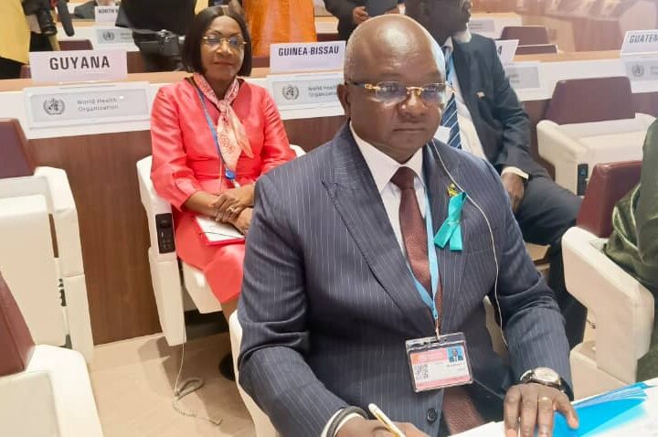 Suisse : 78e Assemblée mondiale de la Santé, les avancées notables du Gabon en matière de politique sanitaire présenté par le Pr Adrien Mougougou