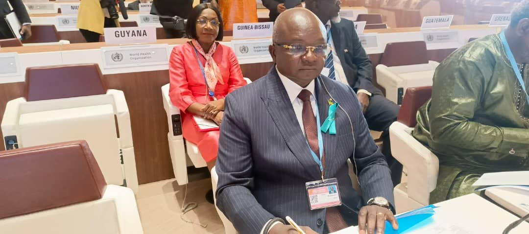 Suisse : 78e Assemblée mondiale de la Santé, les avancées notables du Gabon en matière de politique sanitaire présenté par le Pr Adrien Mougougou