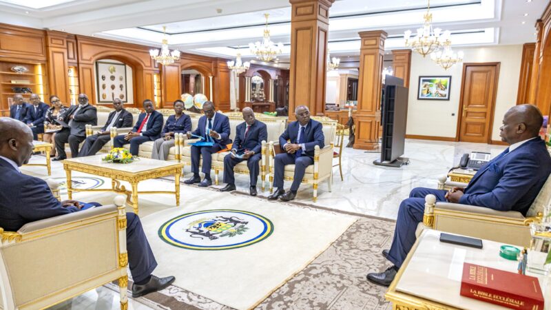 Gabon : Le Président de la République reçoit une délégation du Contrôle Général d’État