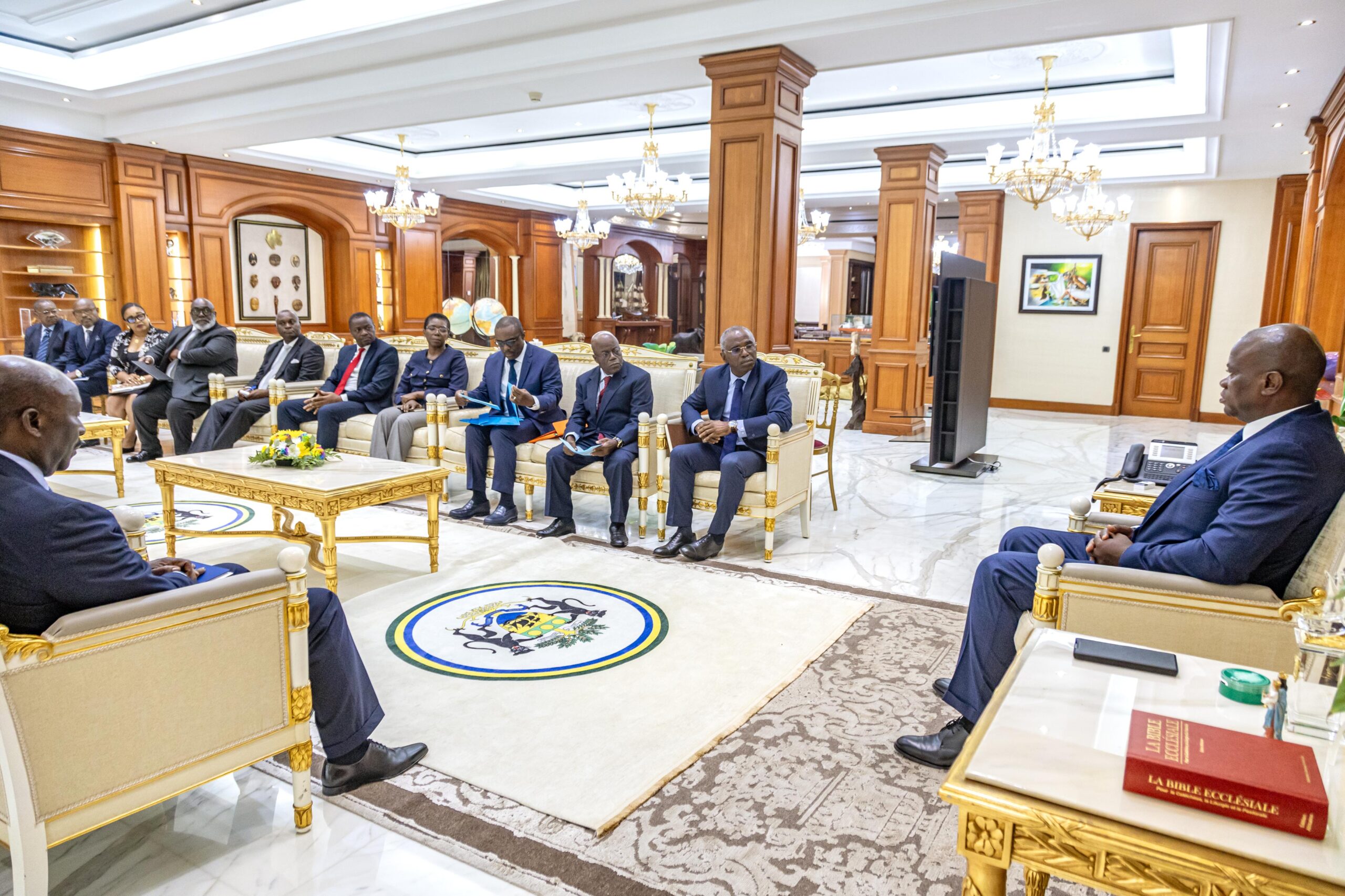 Gabon : Le Président de la République reçoit une délégation du Contrôle Général d’État