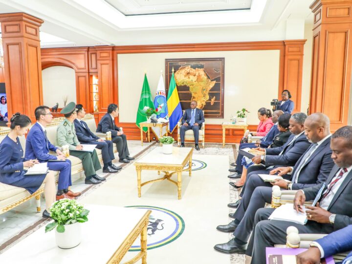 Gabon : Chef de l’État échange avec une délégation de l’entreprise chinoise NORINCO