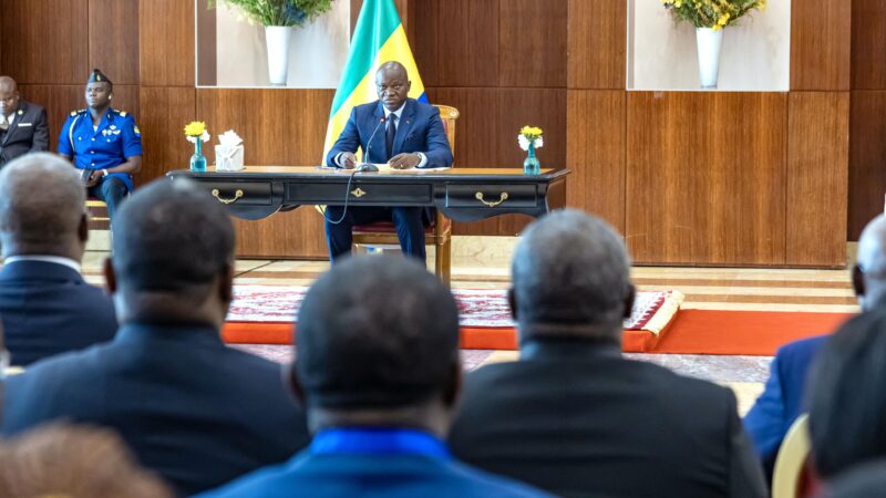 Gabon : Brice Clotaire Oligui Nguema lance les travaux de la première session de la Commission Nationale de la Décentralisation 