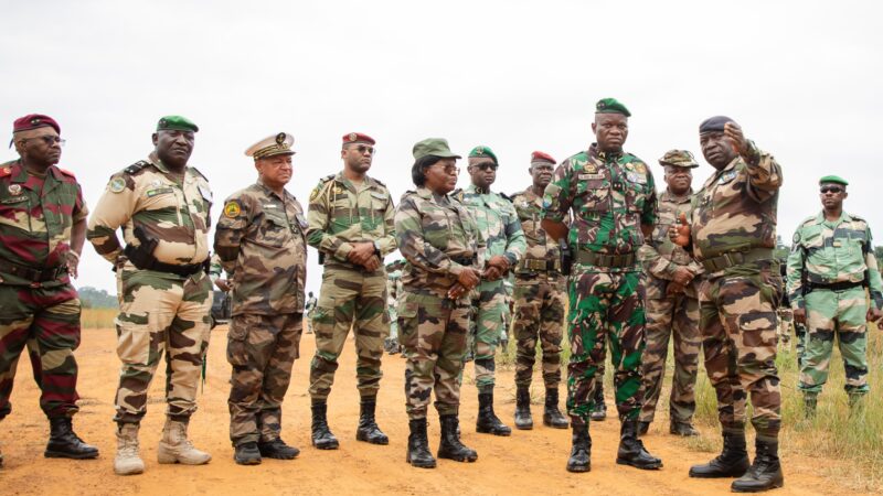 Gabon : Défense et Sécurité, le Chef de l’État a pris part à l’exercice tactique « UKAL DIMBU 2025 »