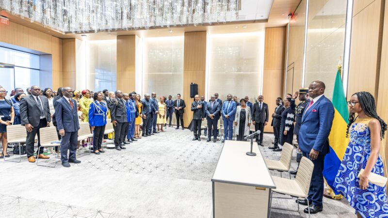 USA : Le Chef de l’État gabonais échange avec ses compatriotes résident aux États-Unis