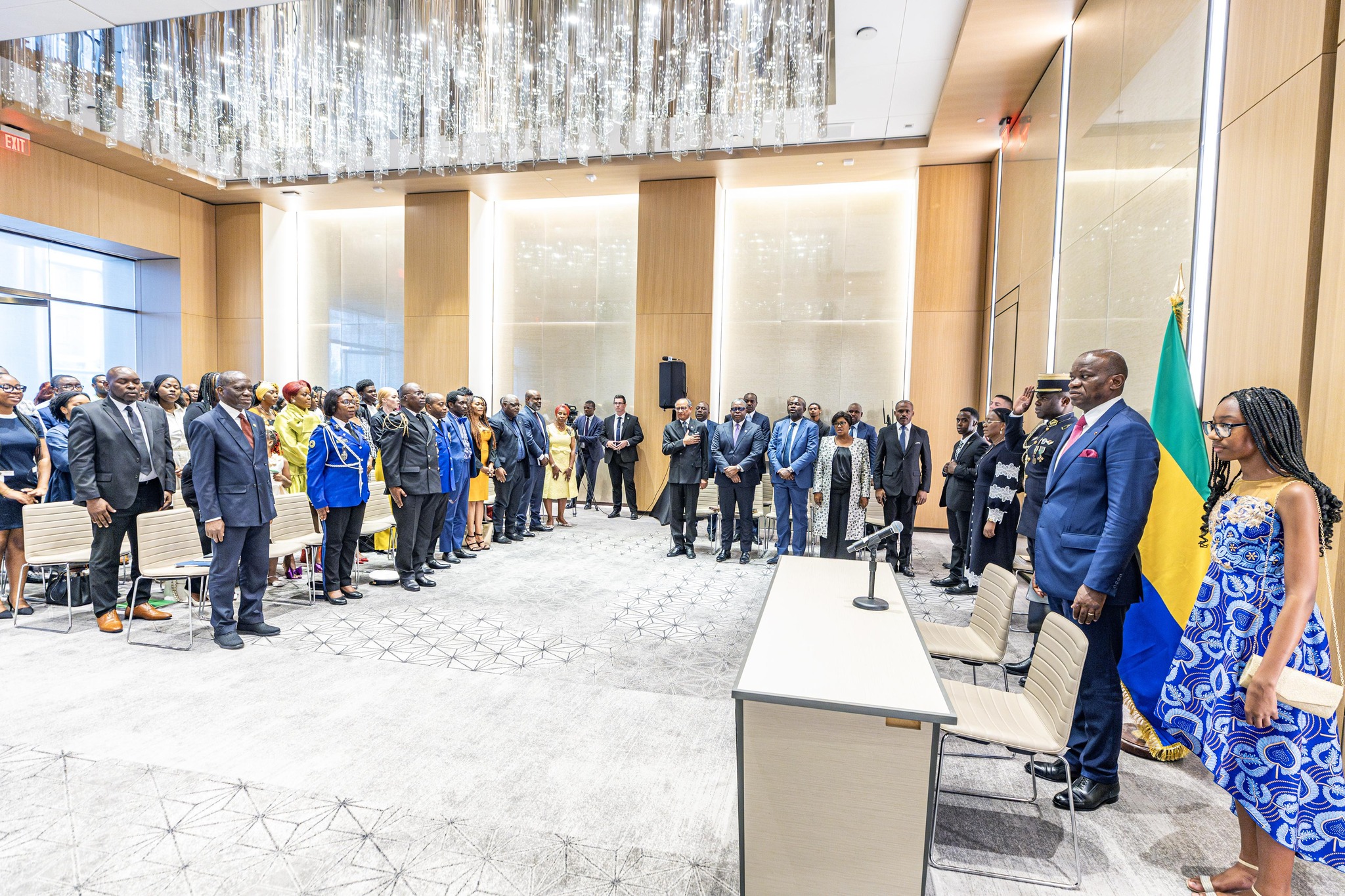 USA : Le Chef de l’État gabonais échange avec ses compatriotes résident aux États-Unis