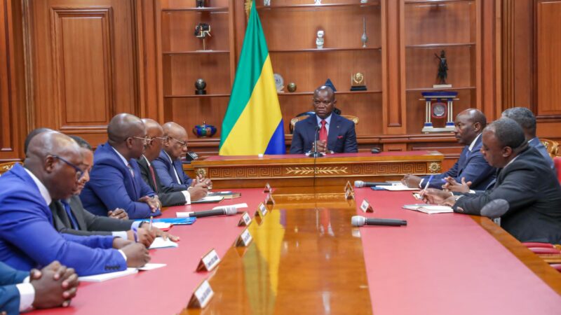 Gabon : Le Chef de l’État échange avec le Syndicat National des Magistrats du Gabon (SYNAMAG)