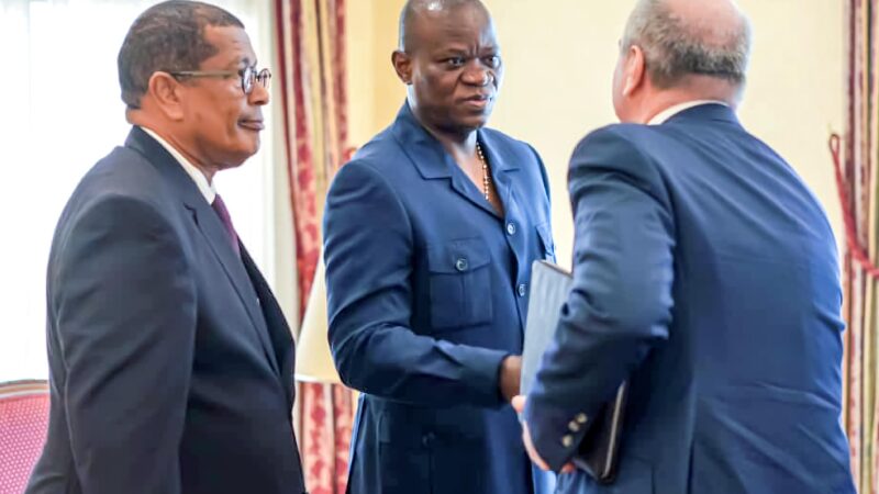 Gabon : Le Chef de l’État reçoit le Directeur Général du groupe Eramet
