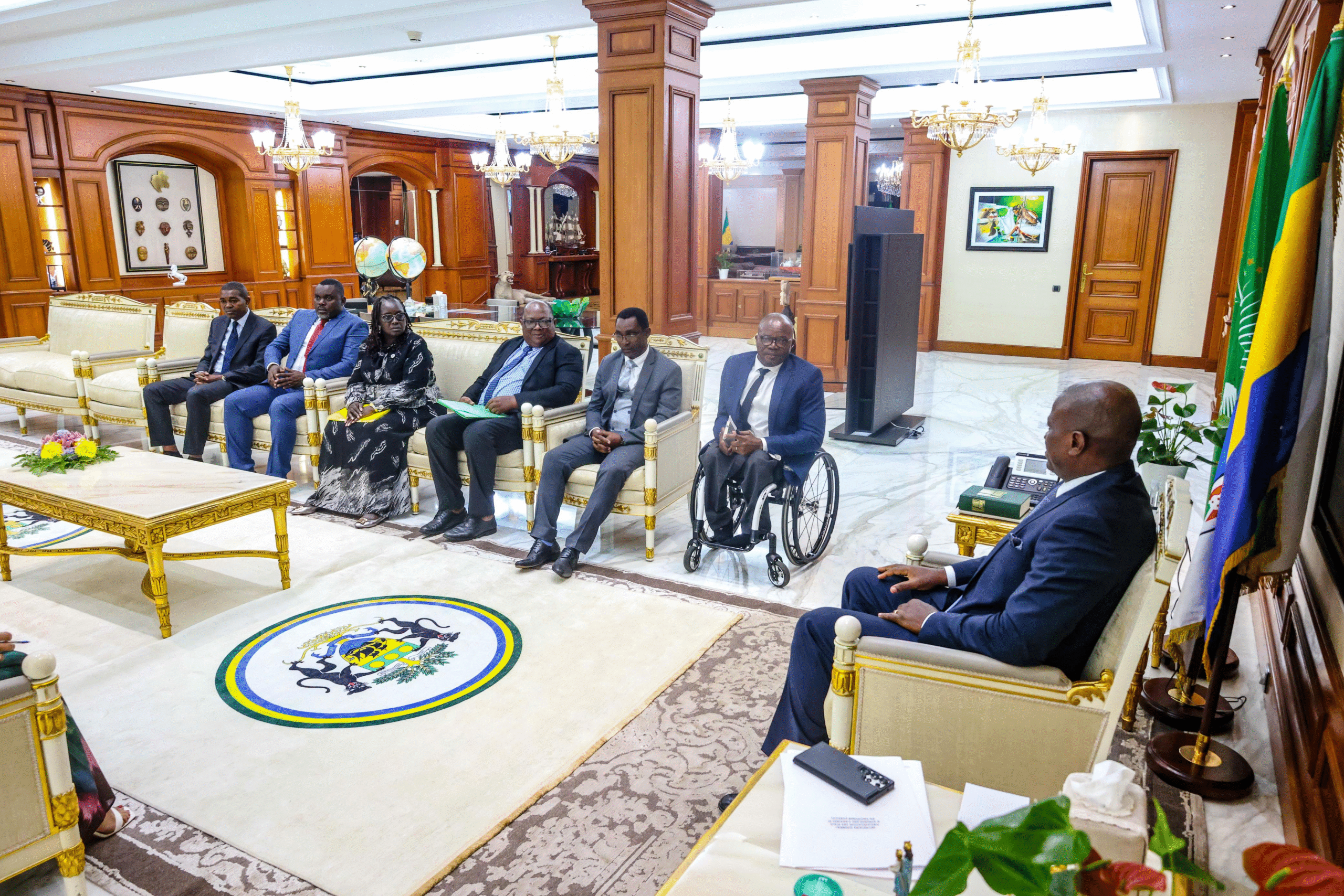 Gabon : Le Chef de l’État échange avec  les Représentants de la société civile