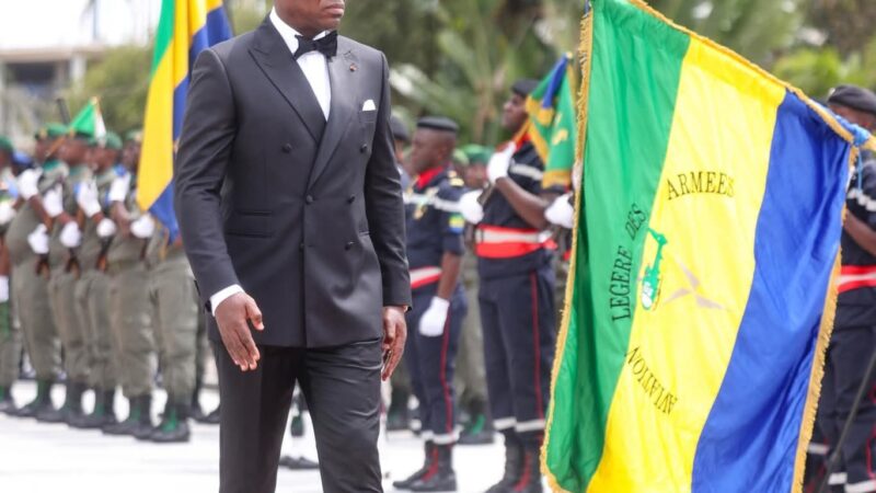 Gabon: Gabon: 16ème édition de la Journée Nationale du Drapeau  Brice Clotaire Oligui Nguema a présidé l’évènement