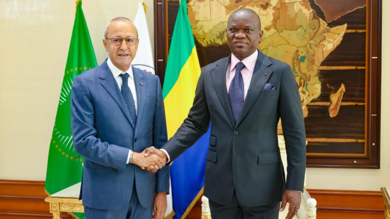 Gabon : Le Chef de l’État échange avec un promoteur immobilier marocain