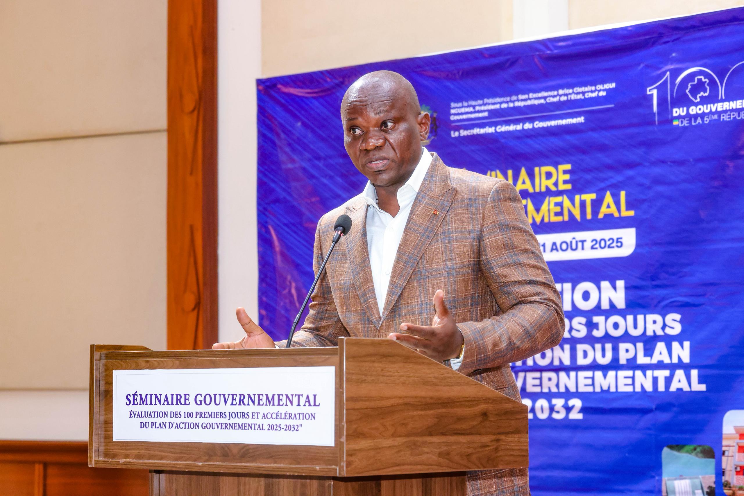 Gabon: Le Chef de l’État préside le premier séminaire gouvernemental de la Vème République